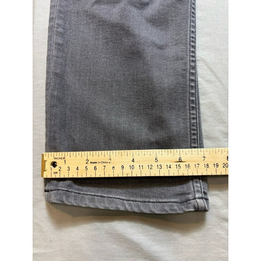 Men's Paige Jeans Lennox Slim Straight Stretch Denim Gray 36x25 - Picture 3 of 12